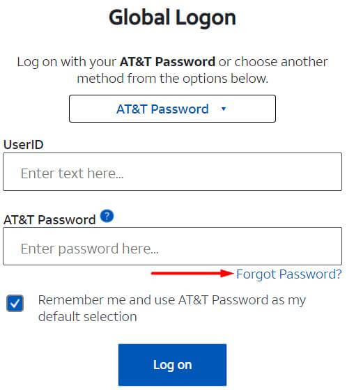 hronestop-att-forgot-password-option