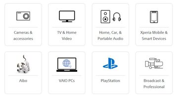 sony-live-chat-product-categories